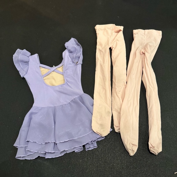 Girls' Ballet Dancewear Set and shoes - Picture 7 of 9